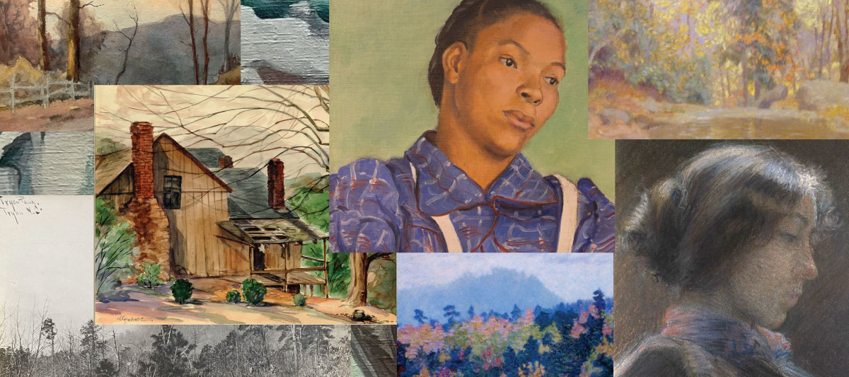 Collage of different artworks discussed in the video